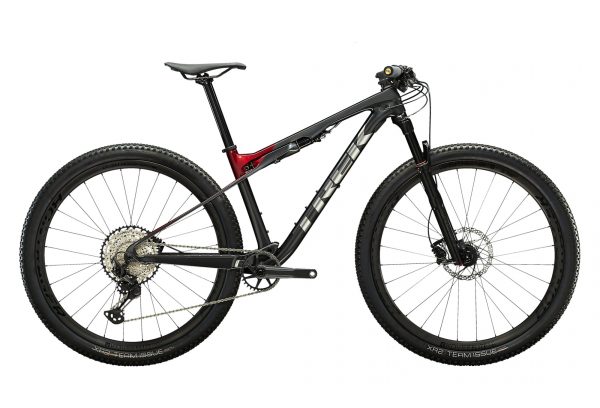 VTT TOUT-SUSPENDU TREK SUPERCALIBER 9.7 SHIMANO SLX XT 12V 29'' GRIS LITHIUM / ROUGE 2022