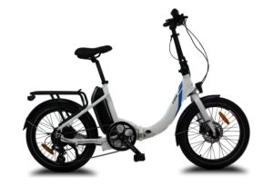 VÉLO PLIANT ÉLECTRIQUE URBANBIKER MINI T 20' BLANC - BATTERIE 540WH MOTEUR 250W / 155-175 CM