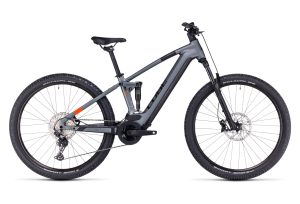 VTT ÉLECTRIQUE TOUT-SUSPENDU CUBE STEREO HYBRID 120 PRO 625 SHIMANO DEORE 12V 625 WH 29'' GRIS FLASH 2023
