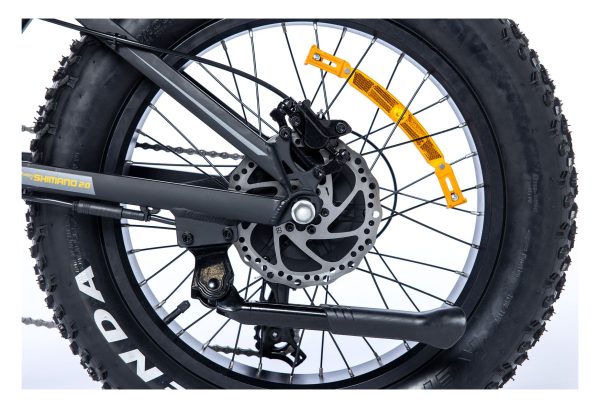 MOMA BIKES E-FAT 20 PRO SHIMANO FREINS A DISQUES HYDRAULIQUES BAT – Image 9