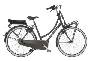 VÉLO ÉLECTRIQUE HOLLANDAIS E-U4 0UVERT NOIR MAT