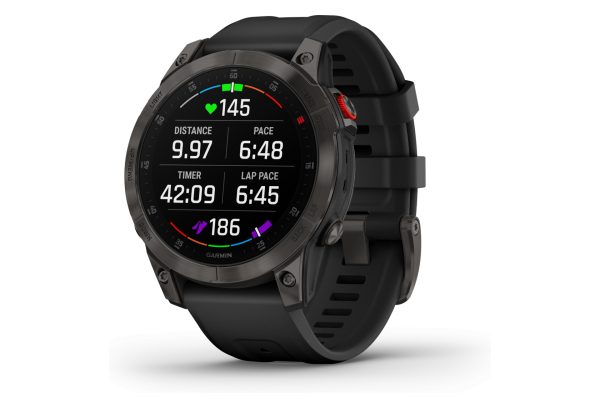 MONTRE DE SPORT GARMIN EPIX SAPPHIRE TITANE NOIR