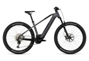 VTT Électrique Semi-Rigide Cube Reaction Hybrid SLT 750 Shimano XT 12V 750 Wh 29'' Gris Prizm Silver 2023