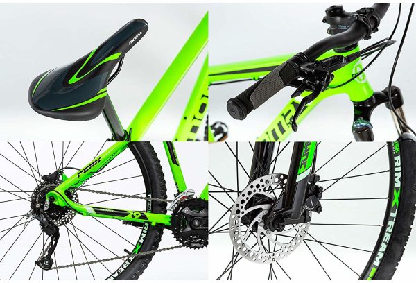 Moma Bikes Peak 29'' Shimano Altus 27V Vert – Image 9