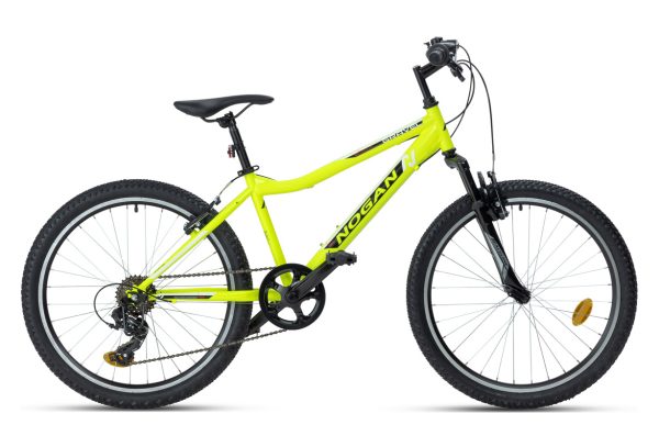 Vélo VTT Enfant Nogan Gravel GO Suspension - 24 pouces - Electric Yellow