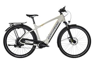 VTC Électrique Corratec E-Power MTC 12S Gent Sram SX Eagle 12V 625 Wh 29'' Beige Gris 2023