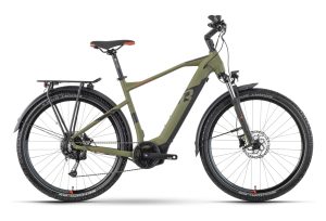VTC Electrique R Raymon CrossRay E 5.0 Tektro M350 9V 500 Wh 27.5'' Vert Mat 2023