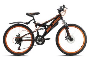 VTT tout suspendu 24'' Bliss noir-orange TC 38 cm KS Cycling