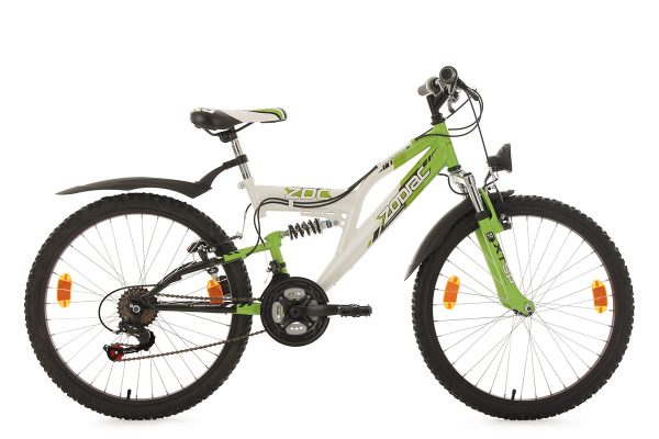 KS Cycling Zodiac 24 '' Shimano Tourney 6V Blanc Vert – Image 2