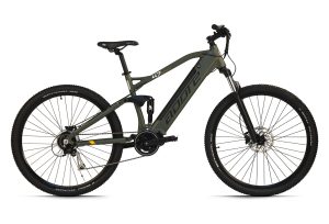 VTT électrique tout suspendu 29 Santoro 9 vitesses gris Adore