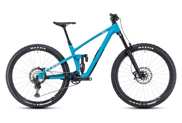 VTT Tout-Suspendu Cube Stereo One55 C:62 SLX Shimano XT 12V 29'' Bleu Bondi 2023