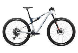 VTT Tout-Suspendu Orbea Oiz M21 Sram GX Eagle 12V 29'' Gris Silver Bleu Carbon View 2024