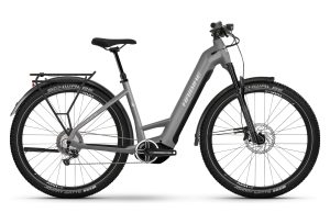 VTC Électrique Haibike Trekking 7 Low Shimano Deore / XT 12V 27.5'' 720Wh Gris / Blanc 2023