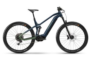 VTT Électrique Tout-Suspendu Haibike AllTrail 9 29 Sram NX 12V 720 Wh 29'' Bleu / Vert Olive 2023