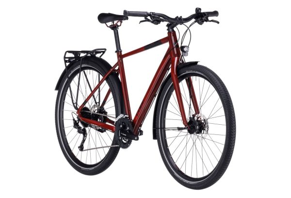 Cube Travel Shimano Alivio/Altus 9V 700 mm Rouge Mirror 2023 – Image 3