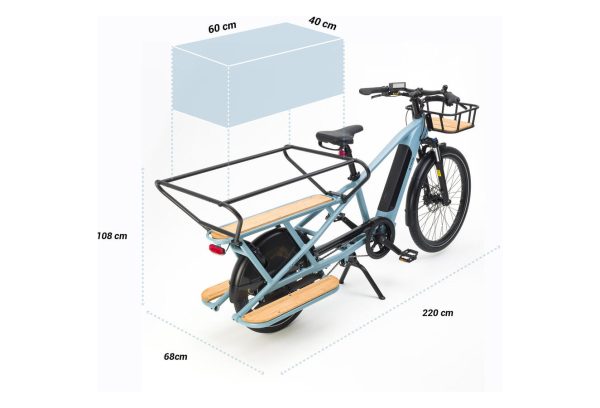 VéloCargo Longtail  R500Elec Microshift 8V 26/20'' 672 Wh 2022 – Image 3