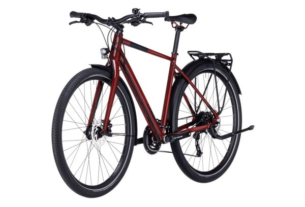 Cube Travel Shimano Alivio/Altus 9V 700 mm Rouge Mirror 2023 – Image 4