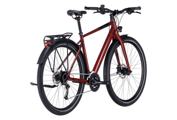 Cube Travel Shimano Alivio/Altus 9V 700 mm Rouge Mirror 2023 – Image 7