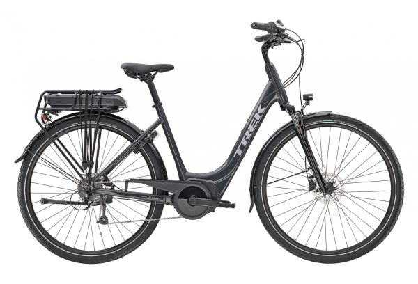 Vélo de Ville Électrique Trek VVerve+ 1 Lowstep Shimano Altus 8V 500 Wh Noir 2022