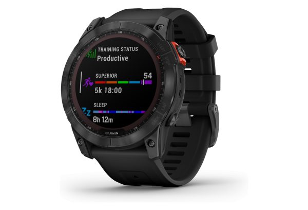 Montre de Sport Garmin Fenix 7X Solar Noir – Image 2