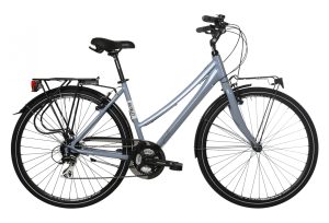 Vélo de Ville Femme Bicyklet Juliette Shimano Acera/Tourney 8V 700 mm Bleu