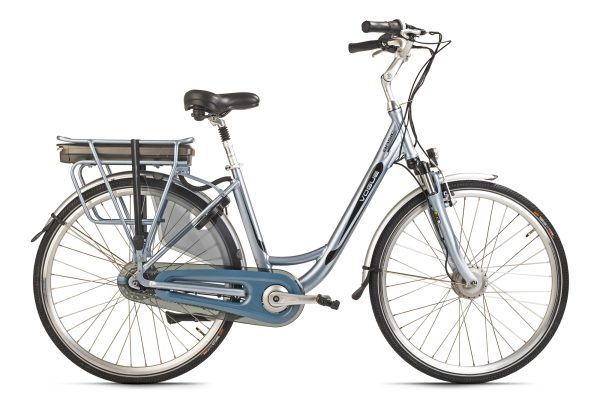 Vélo de ville électrique 28 Femme Vogue Basic 7 vitesses bleu – Image 2