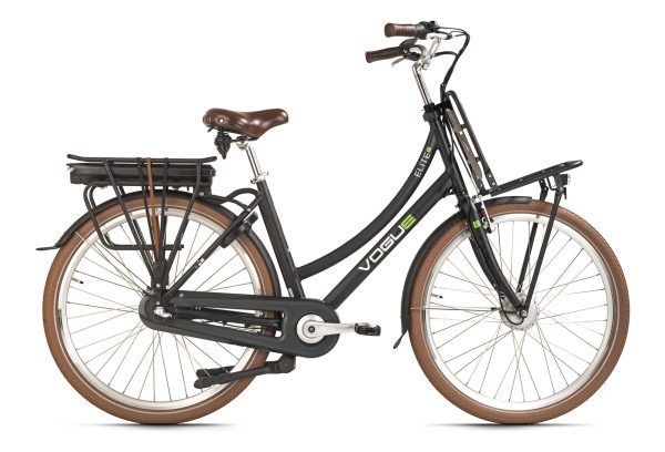 Vélo de ville électrique 28 Femme Vogue Elite 3 Noir – Image 2