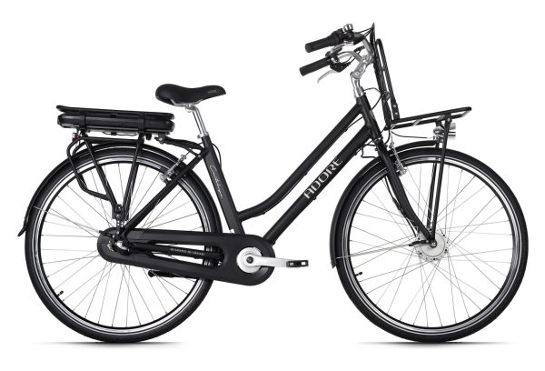 E-Bike Alu Femme 28 Cantaloupe Noir 36 V/10 4 Ah Adore – Image 2
