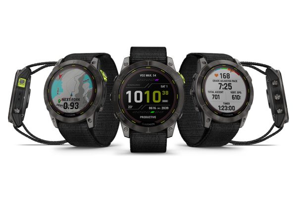 Montre GPS Garmin Enduro 2 Titane Carbon Gray DLC avec UltraFit en Nylon Noir – Image 11