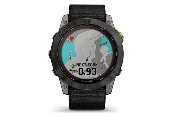 Montre GPS Garmin Enduro 2 Titane Carbon Gray DLC avec UltraFit en Nylon Noir – Image 3