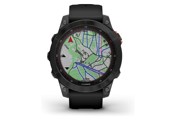 Montre de Sport Garmin Fenix 7 Solar Noir – Image 4