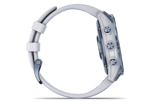 Montre de Sport Garmin Fenix 7 Sapphire Solar Titane Bleu Cobalt / Blanc – Image 5