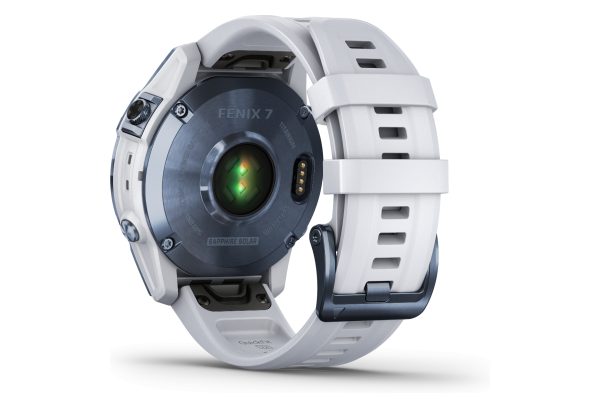 Montre de Sport Garmin Fenix 7 Sapphire Solar Titane Bleu Cobalt / Blanc – Image 6