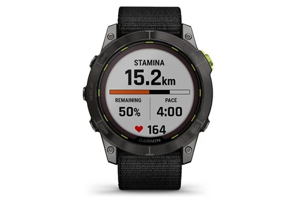 Montre GPS Garmin Enduro 2 Titane Carbon Gray DLC avec UltraFit en Nylon Noir – Image 8