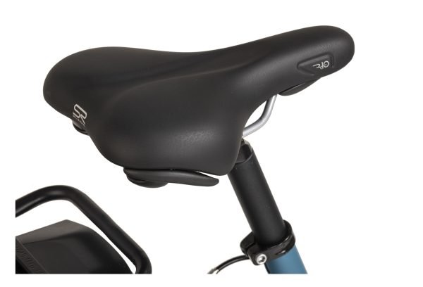 Vélo électrique 28'' Femme Lido 9 vitesses bleu Hollandia TC 49 cm – Image 10