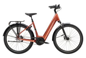 Vélo de Ville Électrique Trek District+ 4 Lowstep Shimano Nexus Courroie 5V 545 Wh 27.5'' Orange 2024