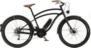 Vélo Cruiser Electrique e-Hermitage Design 330Wh MicroShift 10V Noir Mat