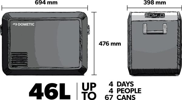 Glacière Isotherme Electrique Dometic CFX3 45L Noir – Image 4