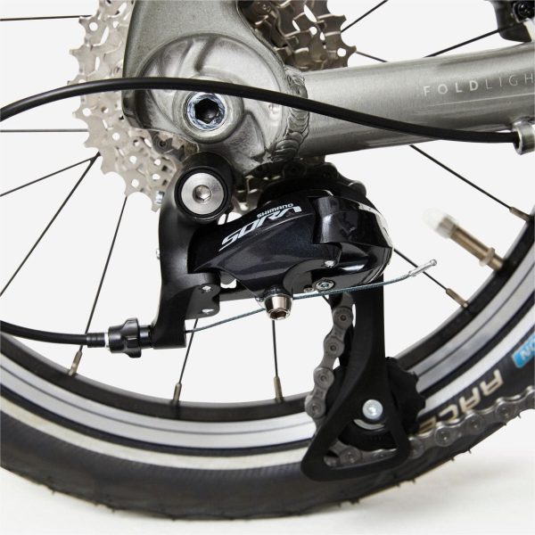 Btwin Fold Light 1 Seconde Shimano Sora 9V 16'' Gris – Image 7